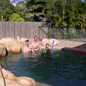 AUS QLD Townsville 20034APR13 FLUX House 004  After 33 hours of airlines & airports, it took only an hour of arriving at my final destination for me to be in the pool with an ice cold beer. : 2 McIntyre Court, 2003, April, Australia, Date, Month, Places, QLD, Townsville, Year